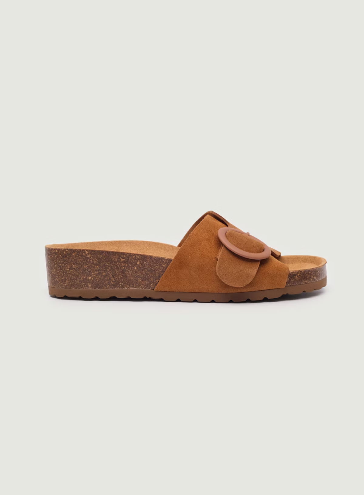Nice Things Bio wedge Split leather - Ochre