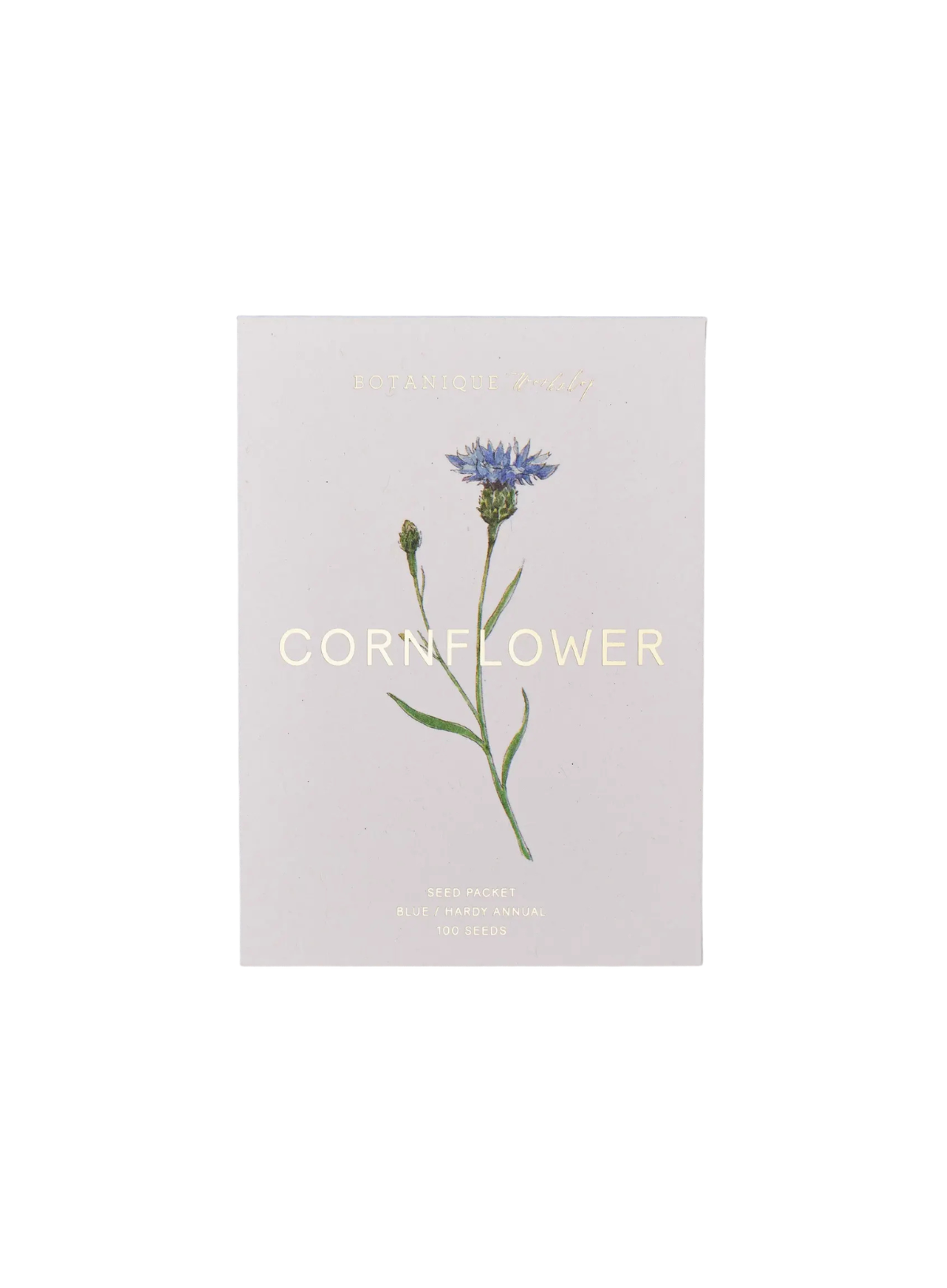 Botanique Workshop Cornflower Blue Seed Packet
