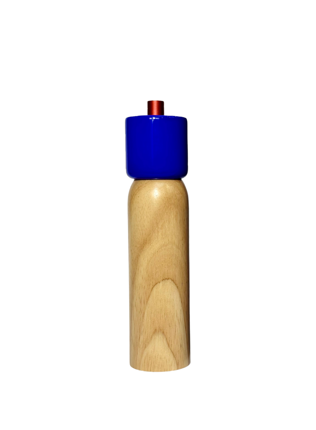 Large Salt/Pepper Grinder in Navy & Red from MÆGEN