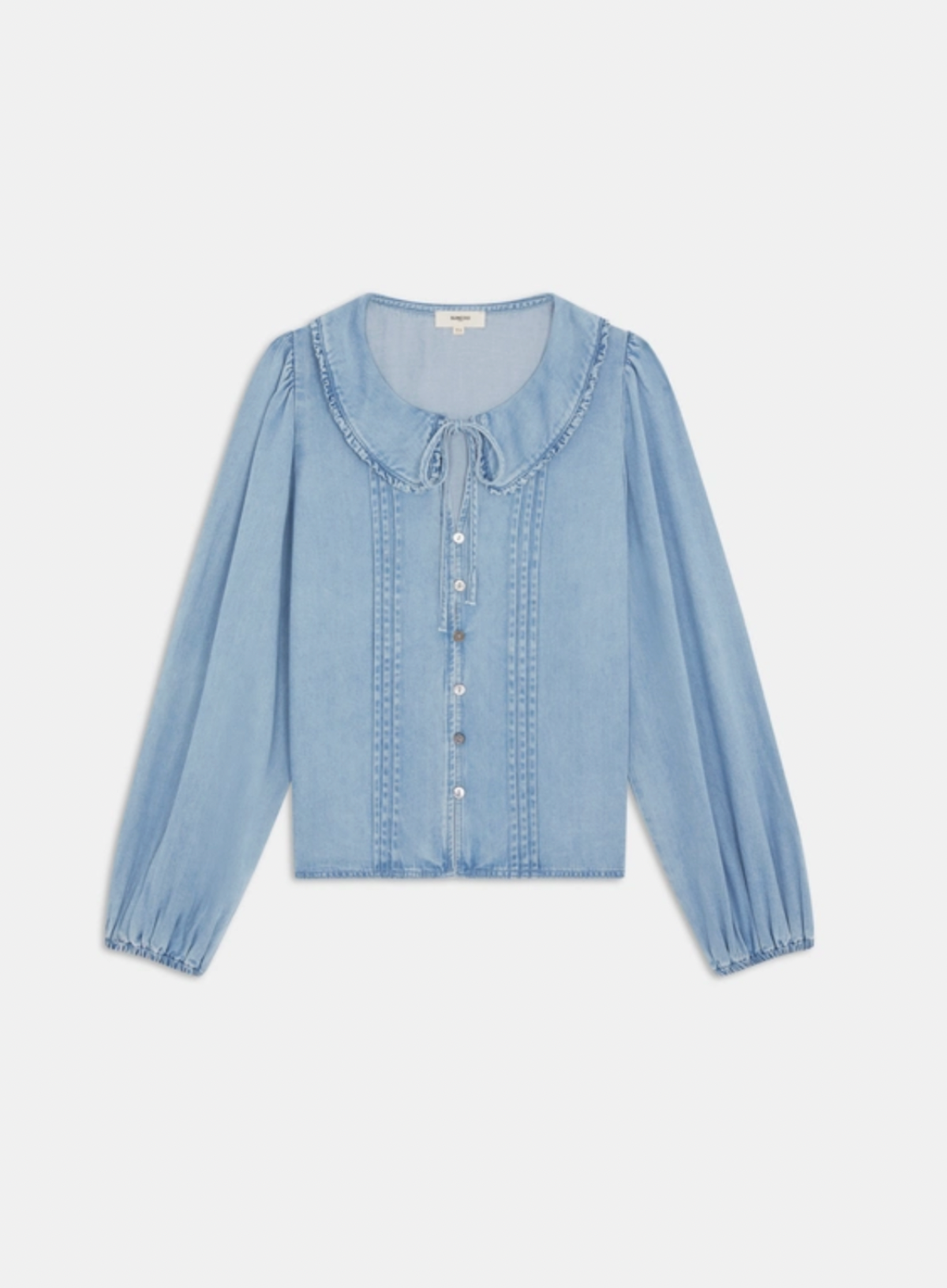Suncoo Lazar Blouse in Denim