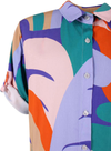Danesolidary Viscose Shirt in Cold Purple from Danefae