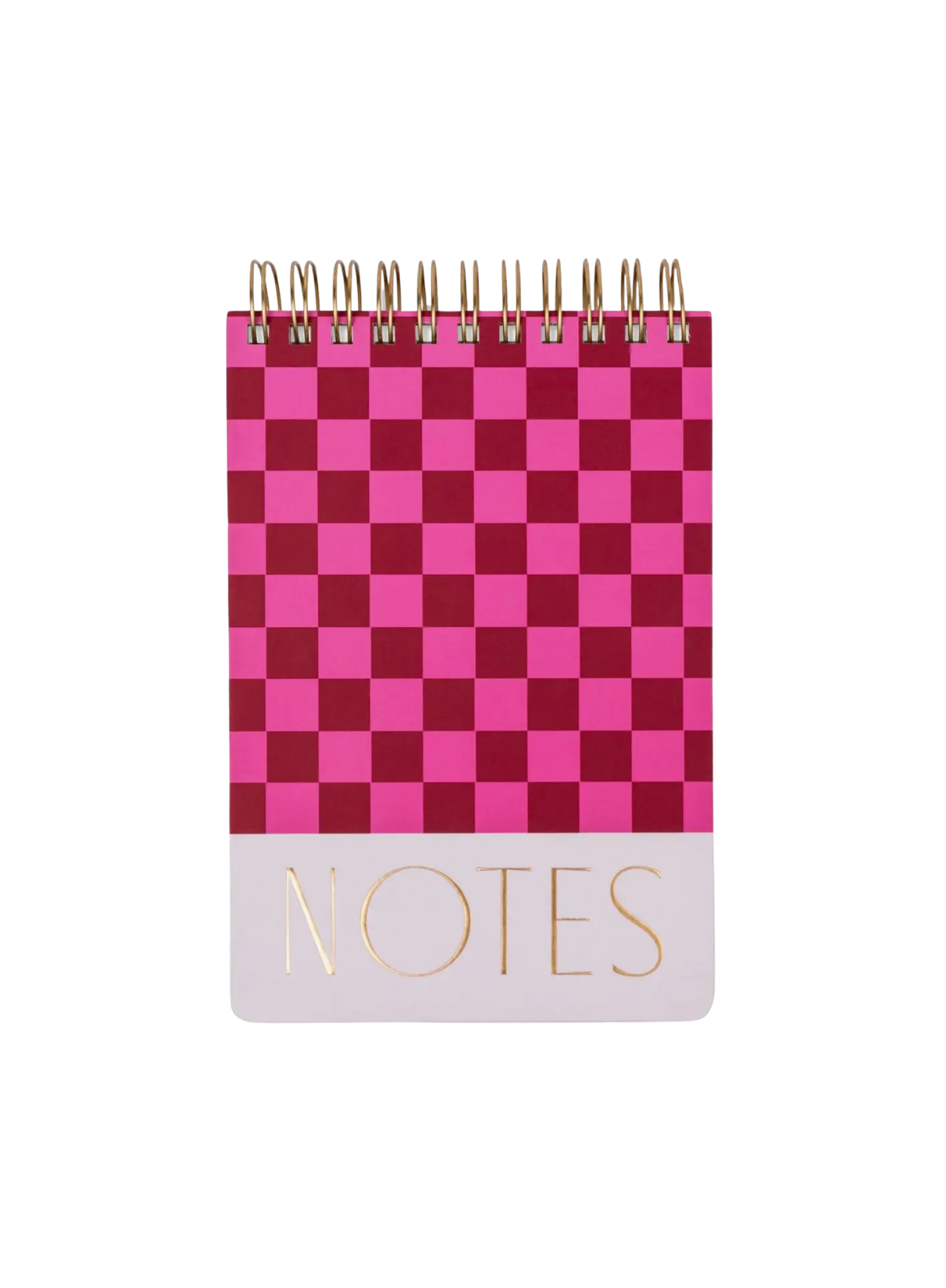Designworks Large Chunky Notepad - Burgundy and Pink