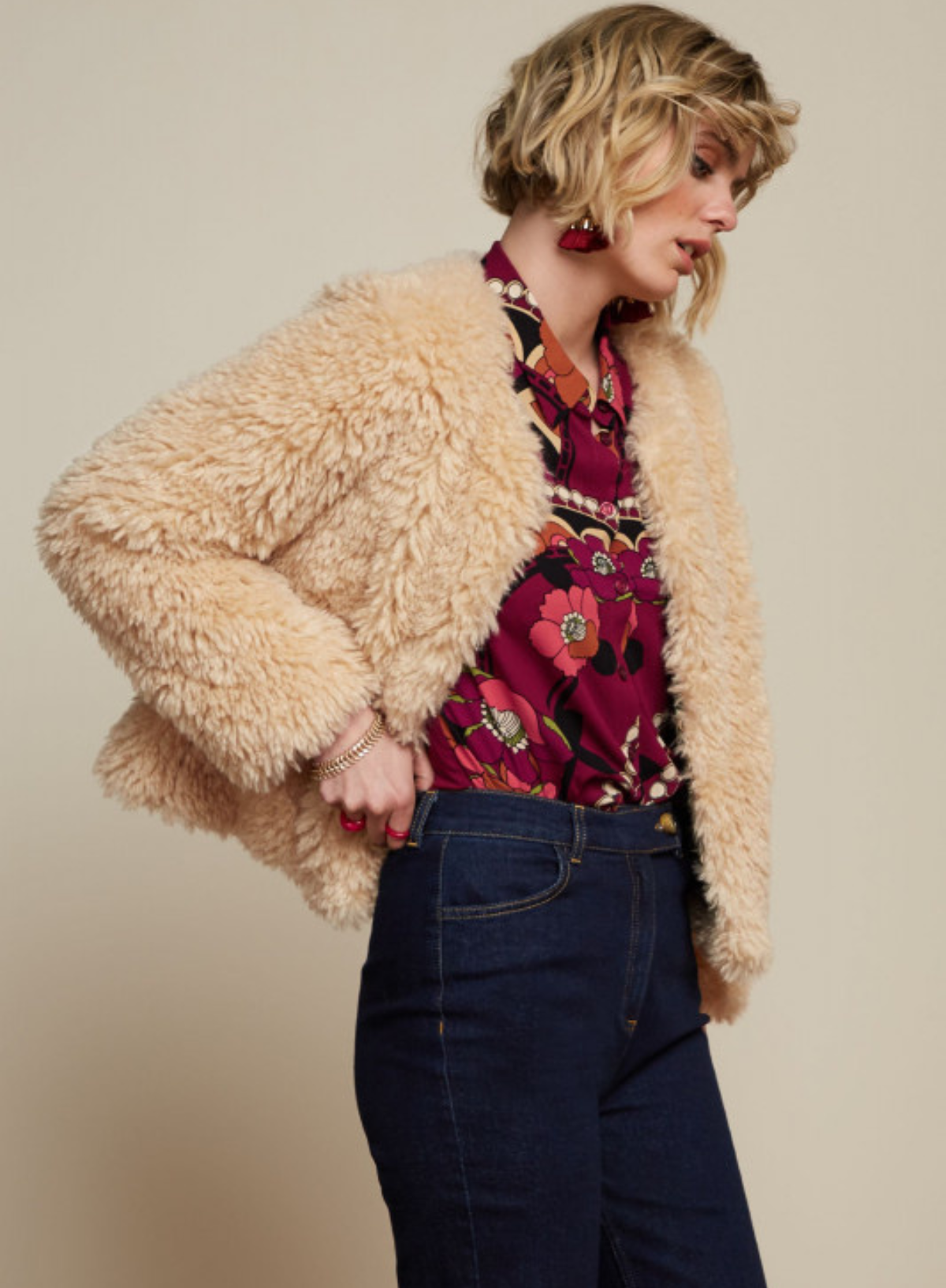 Paloma Coat Boheme in Marzipan from King Louie