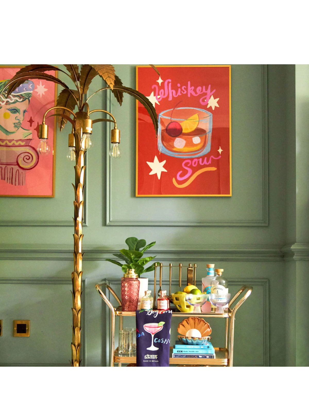 Whiskey Sour Cocktail Print: A4 from Eleanor Bowmer