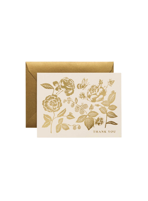 English Rose Thank You Card from Rifle Paper Co.