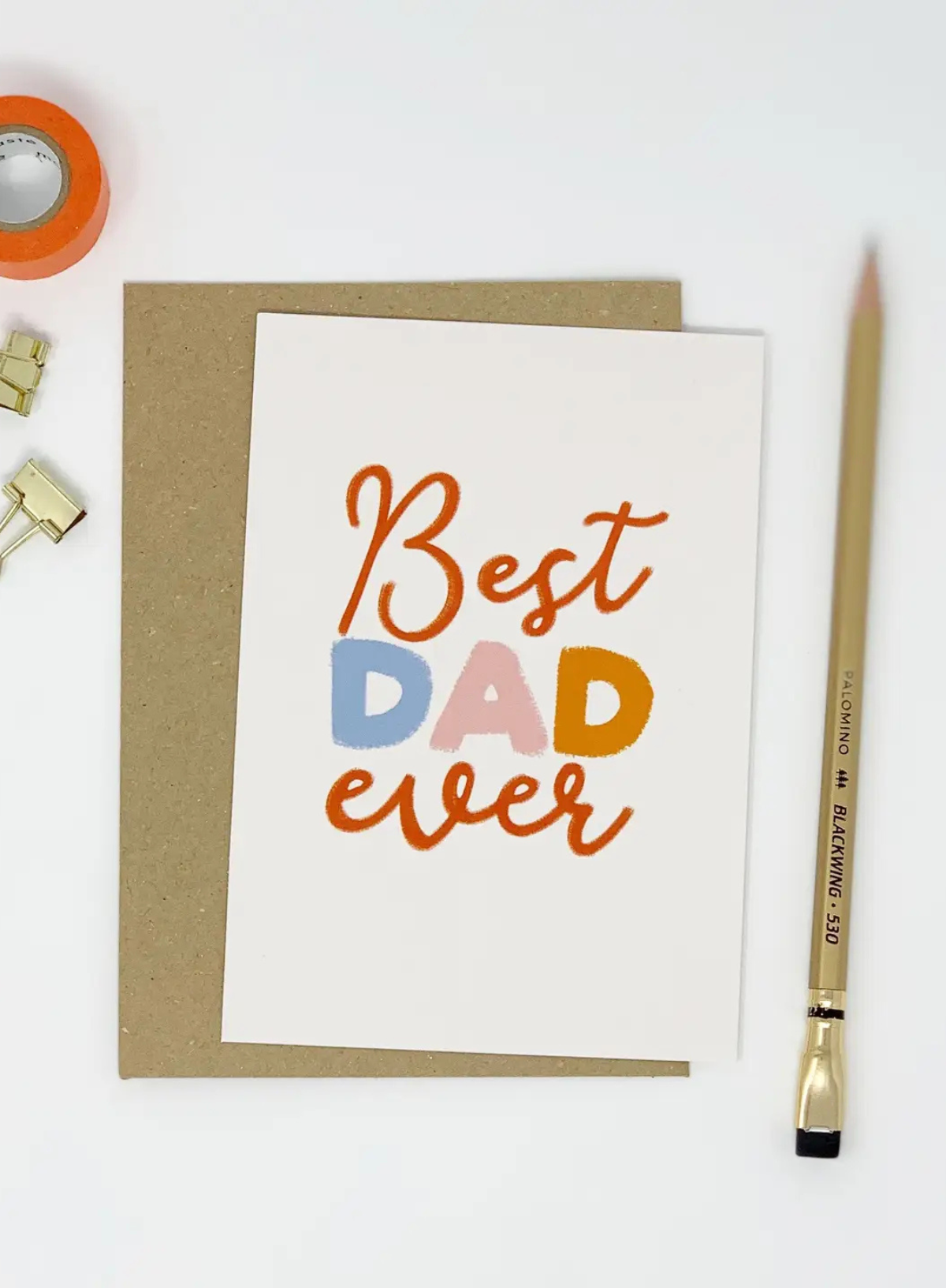 Best Dad Ever Card from Lomond Paper Co