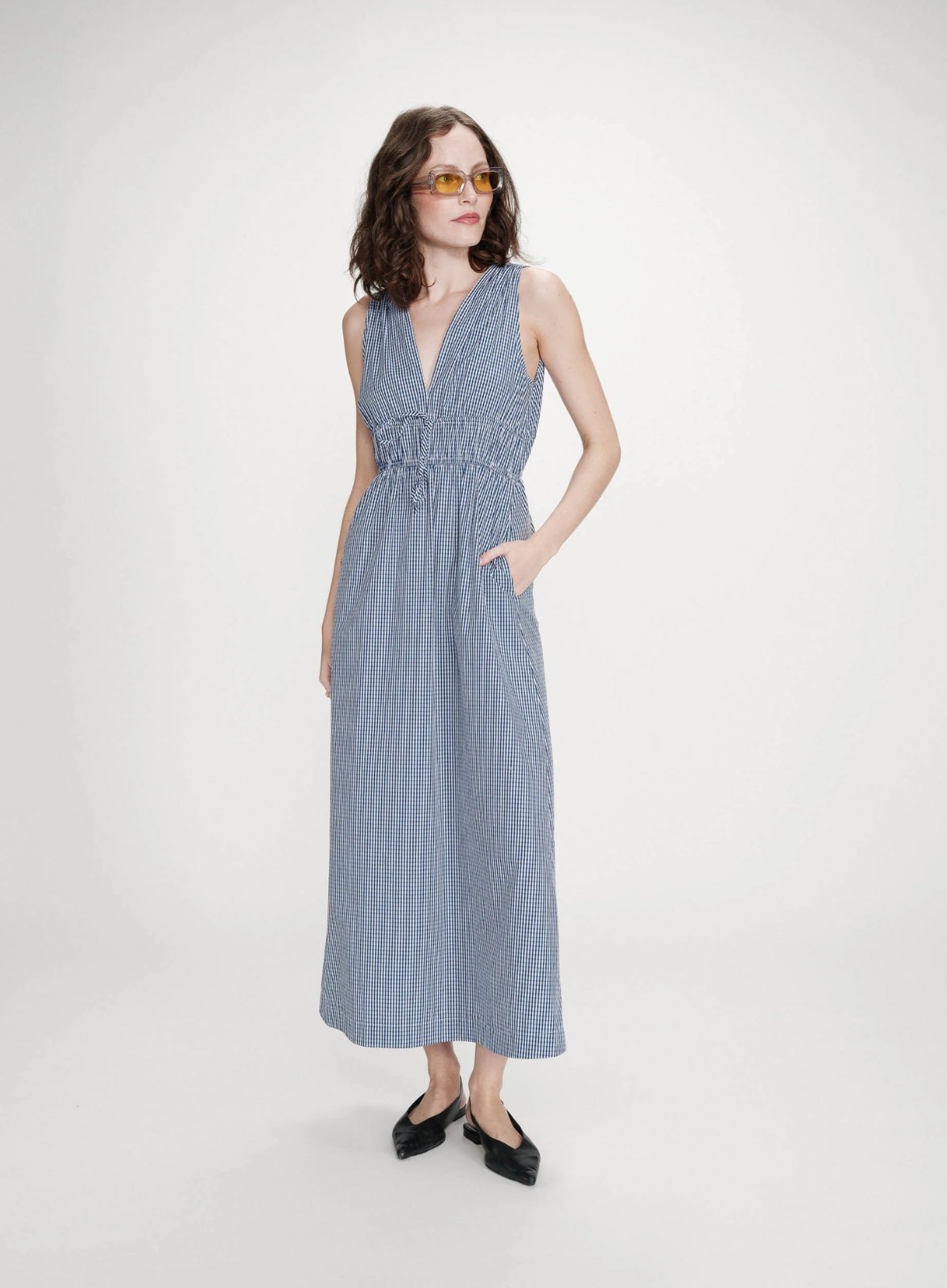 Grace & Mila Velmira Dress in Marine Navy