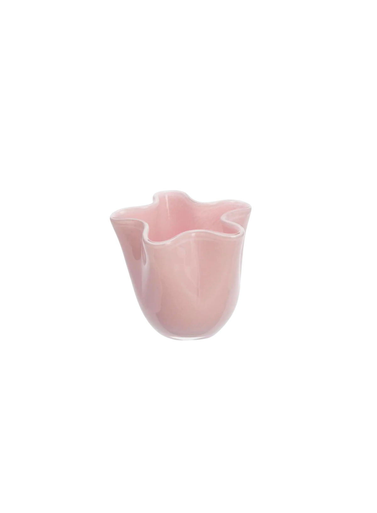 Madam Stoltz Pink Glass Vase