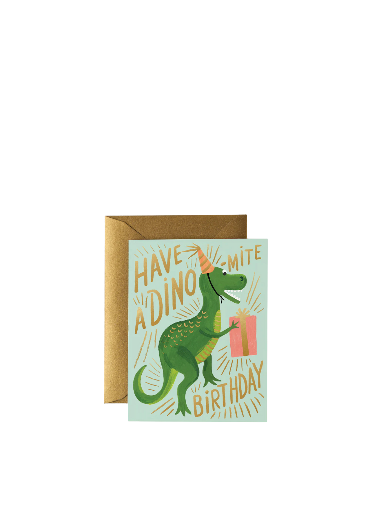 Dinomite Birthday Card from Rifle Paper Co.
