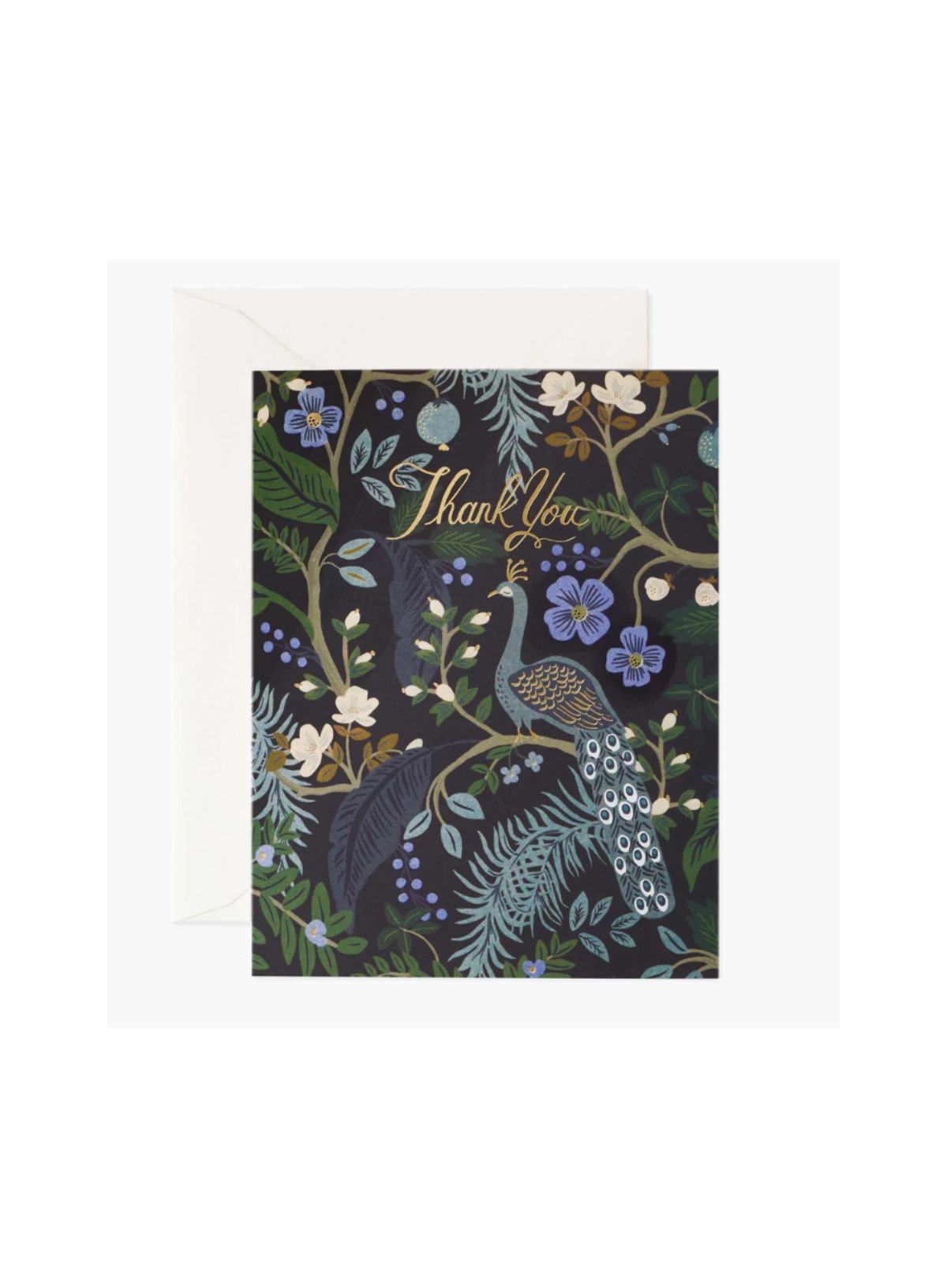 Peacock Thank You Card from Rifle Paper Co.