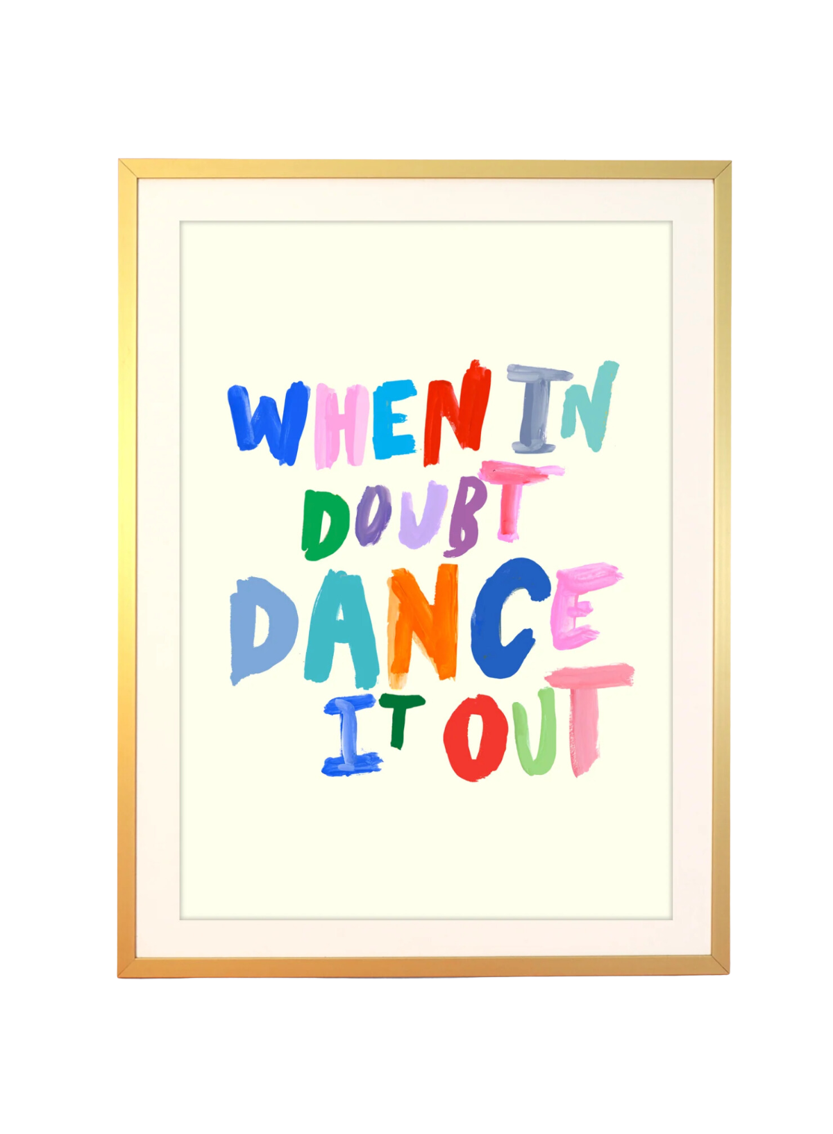 When In Doubt Dance It Out Print: A4 from Eleanor Bowmer