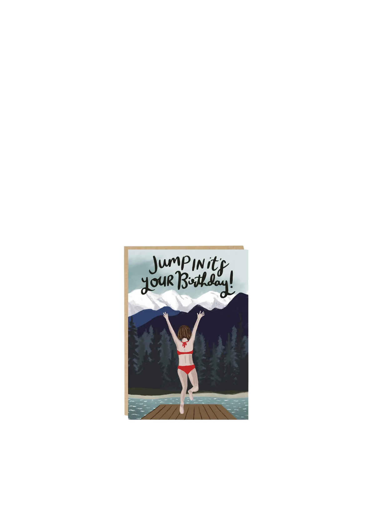 Jump In it's Your Birthday Card from Lomond Paper Co