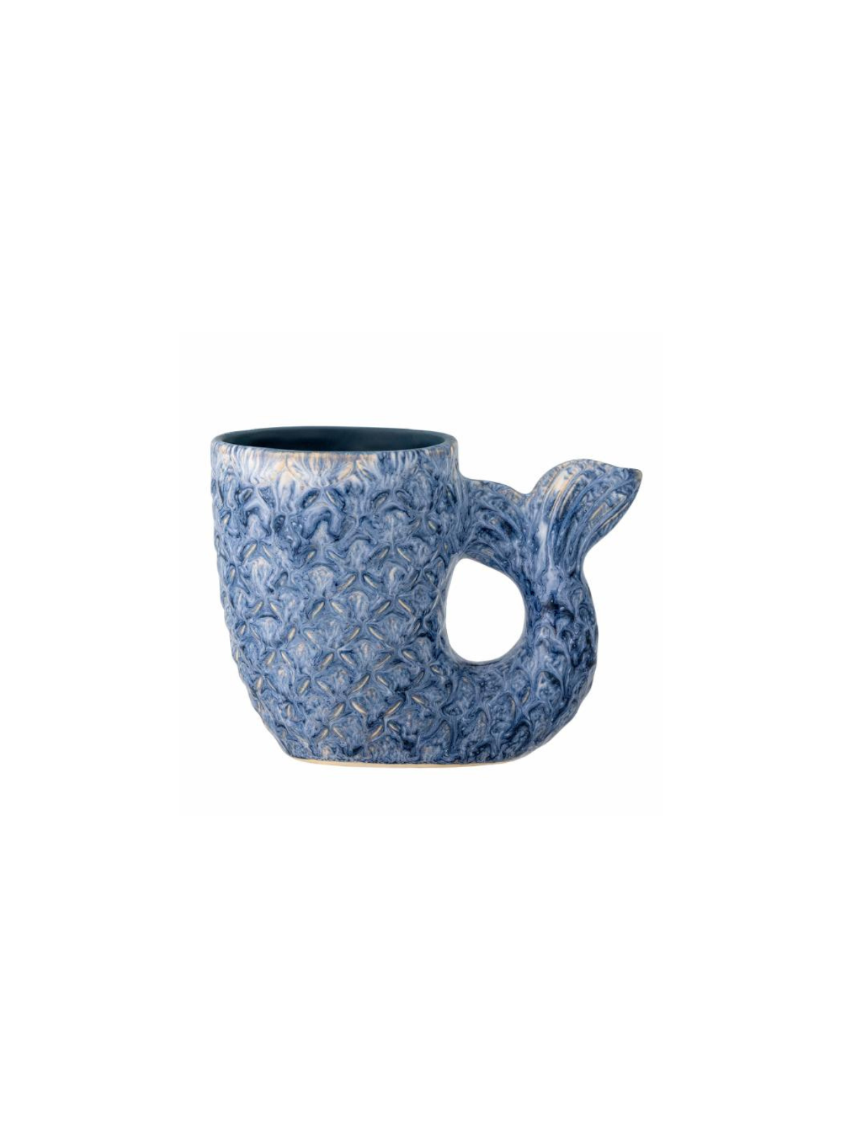 Bloomingville Ariella Blue Fish Tail Vase