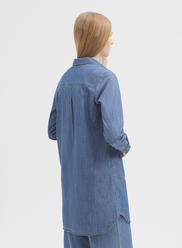 Denim Shirt Dress in Light Denim from Nice Things