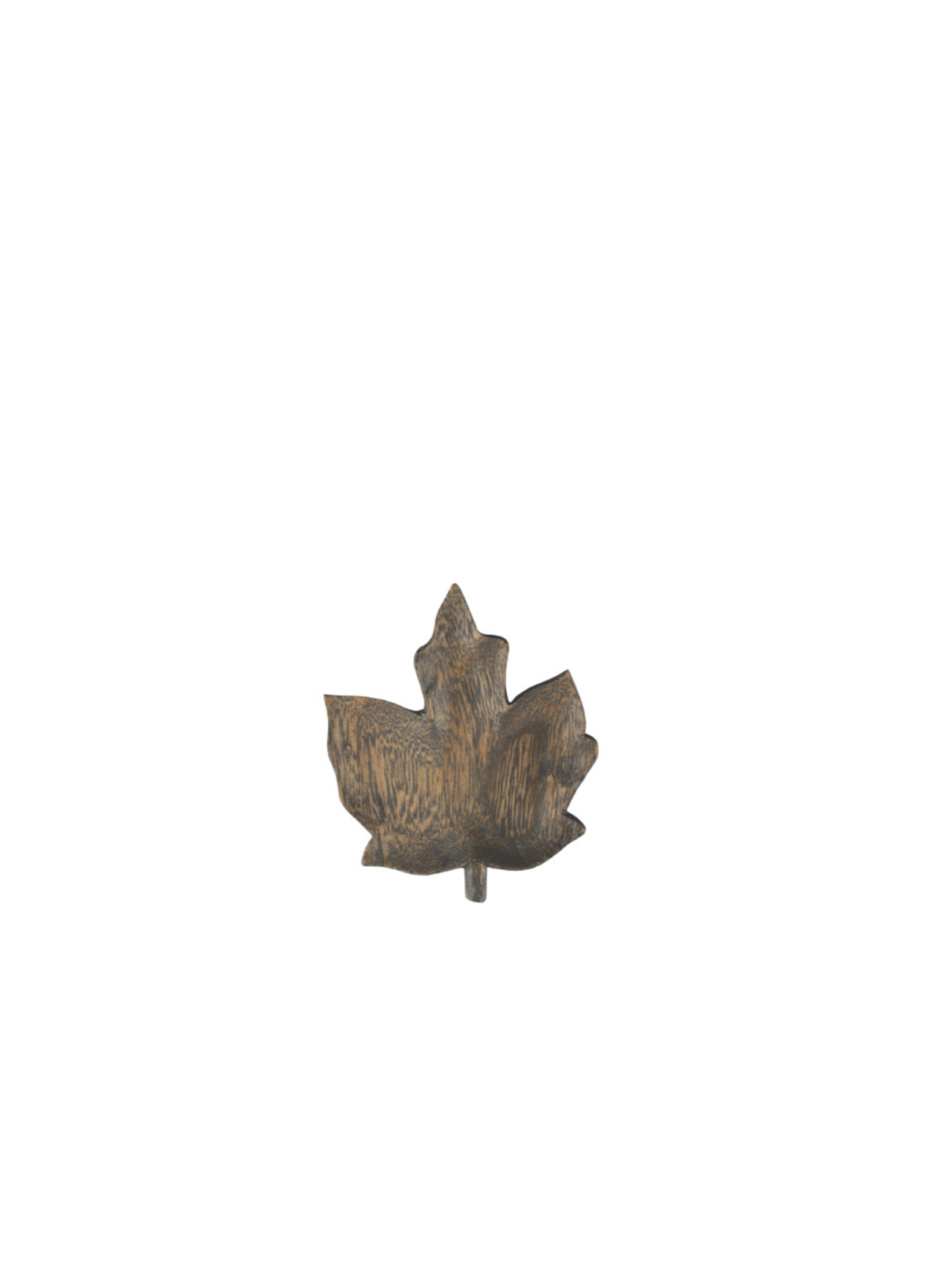 East of India Small leaf flat dish Maple
