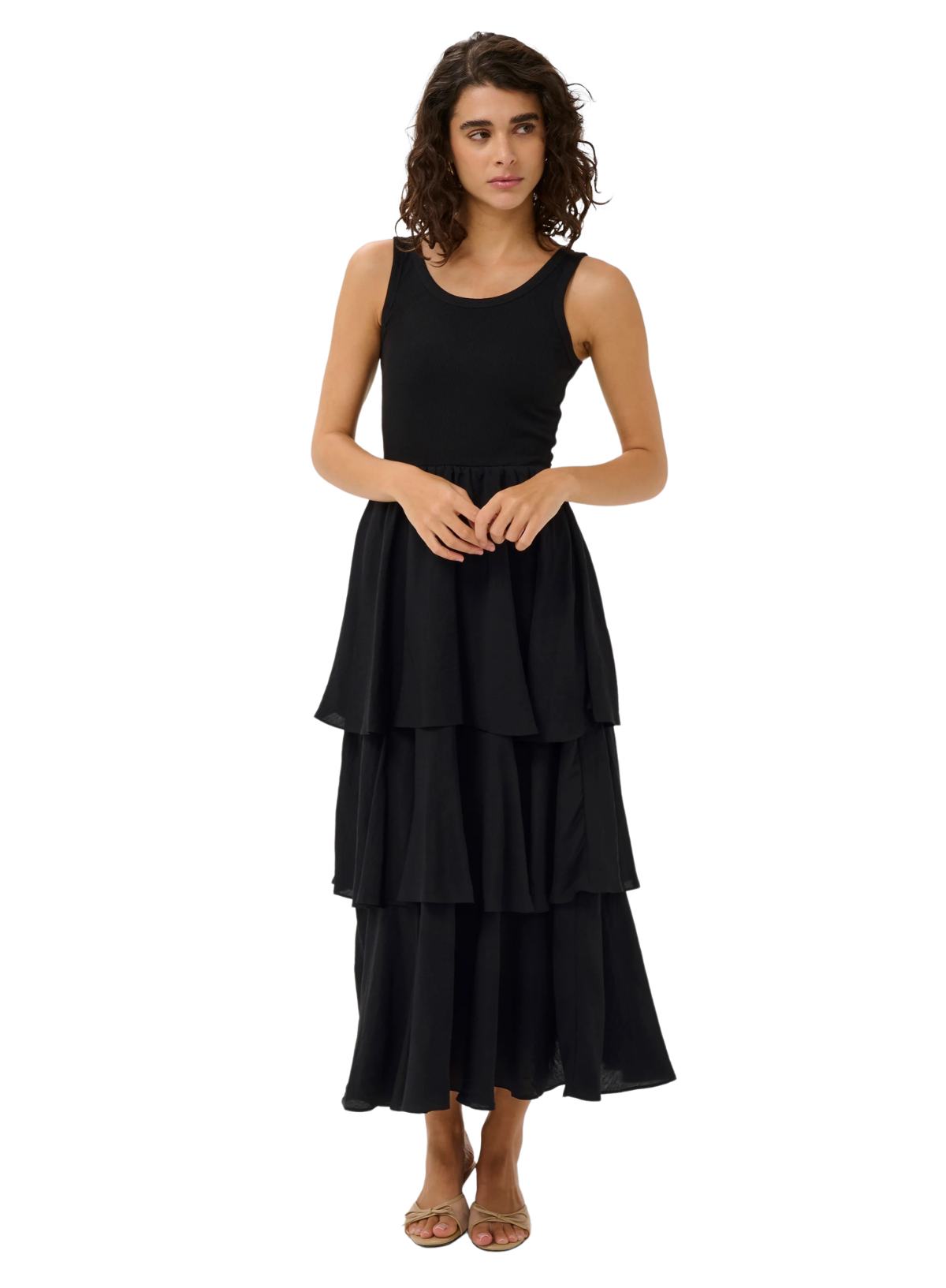 Kaffe Erika Dress in Black