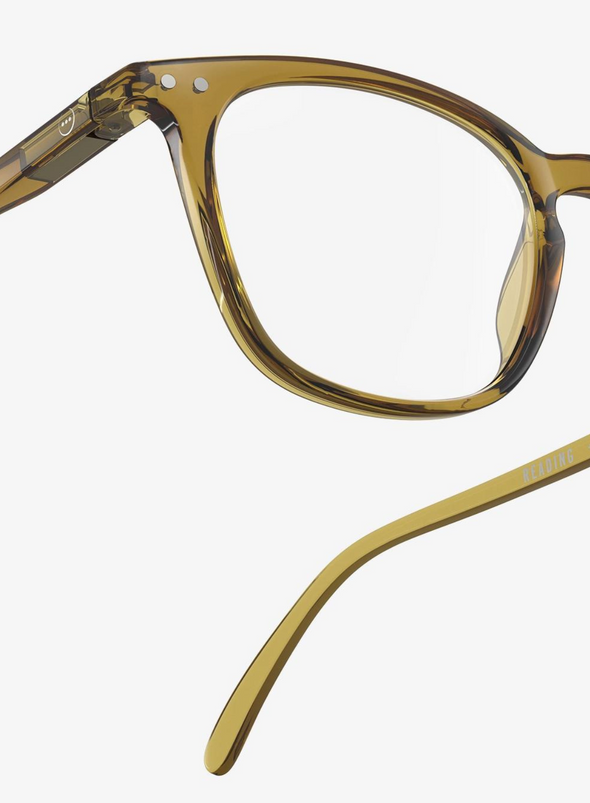 #E Reading Glasses in Golden Green from Izipizi