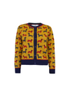 Vera Jacquard Knit in Mustard Sausage Dog from Palava