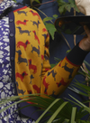 Vera Jacquard Knit in Mustard Sausage Dog from Palava