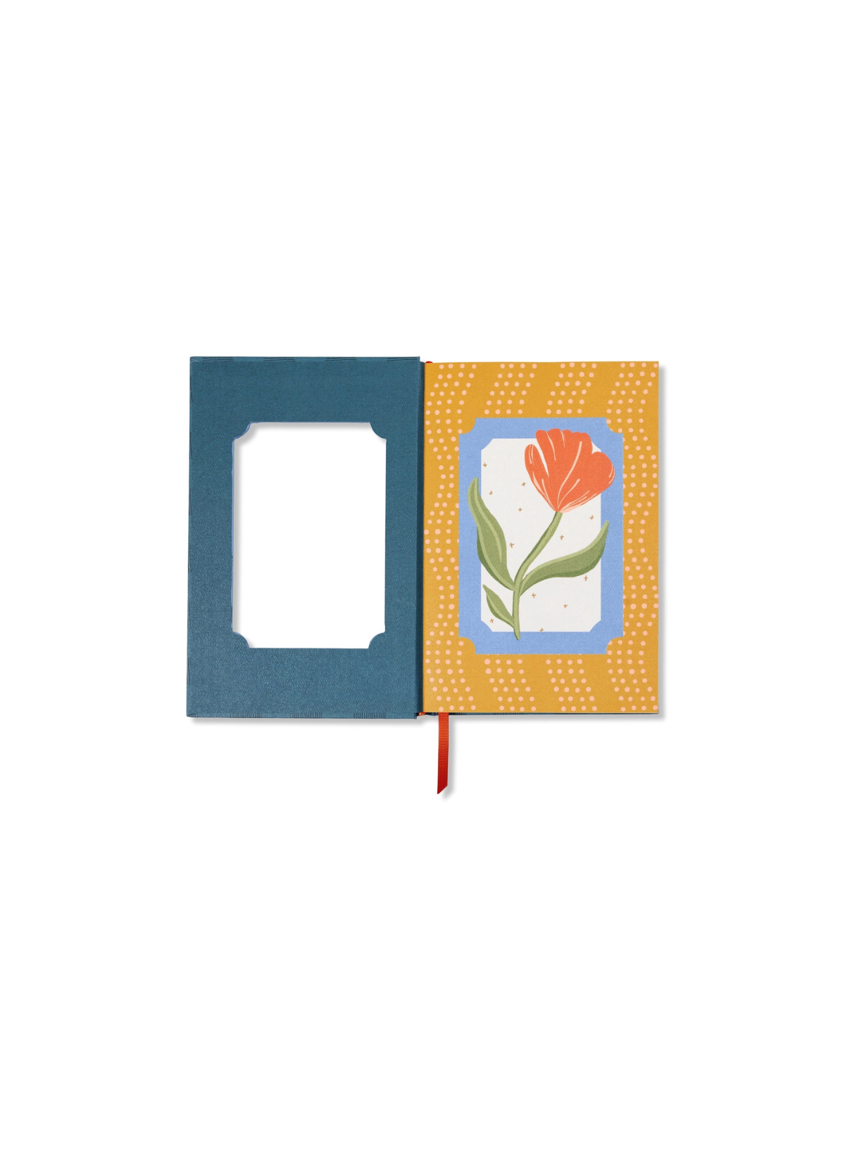 Designworks Ink Framed Floral Journal - Poppy