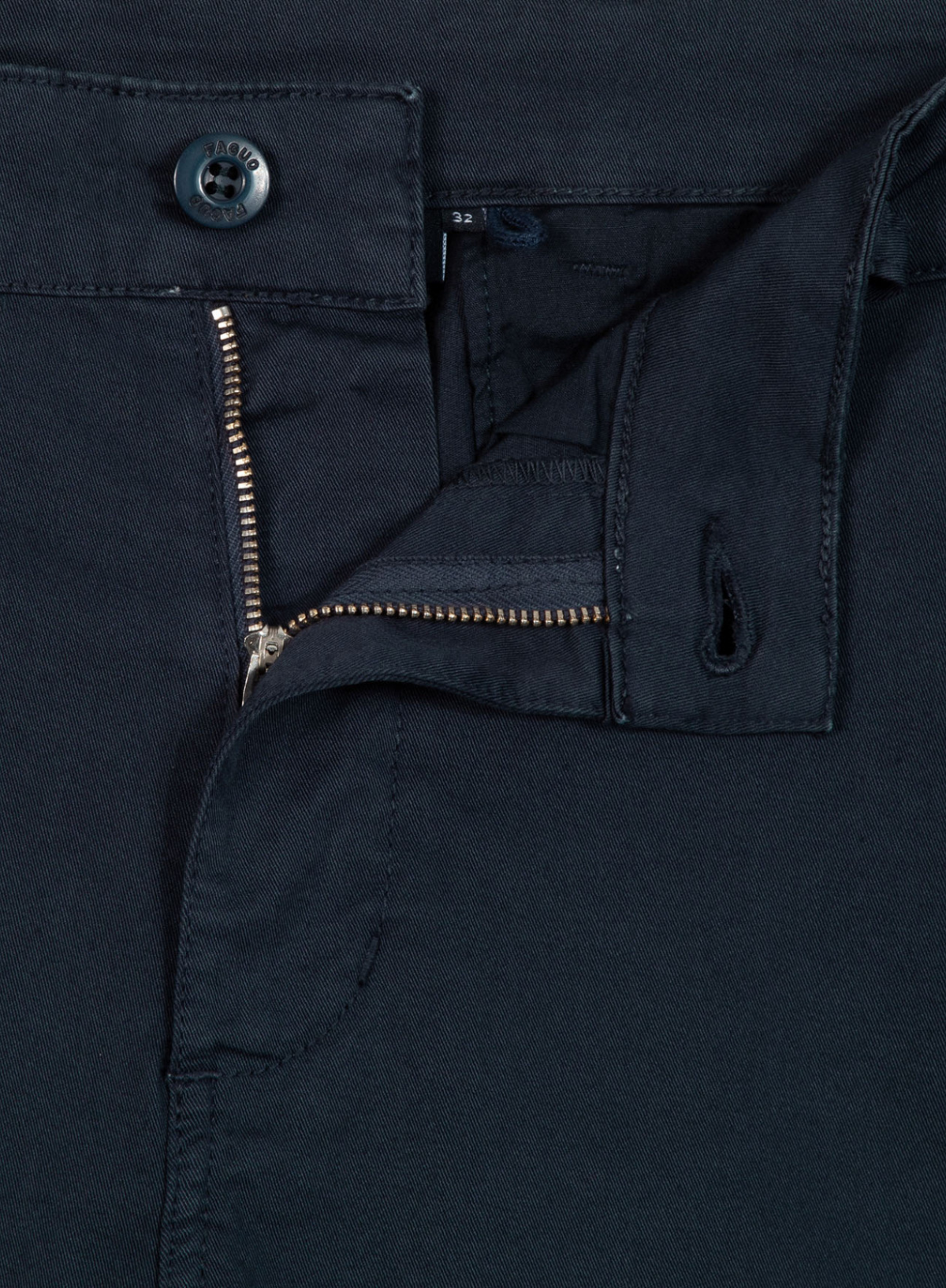 Brix Regular Woven Pants in Navy from Faguo