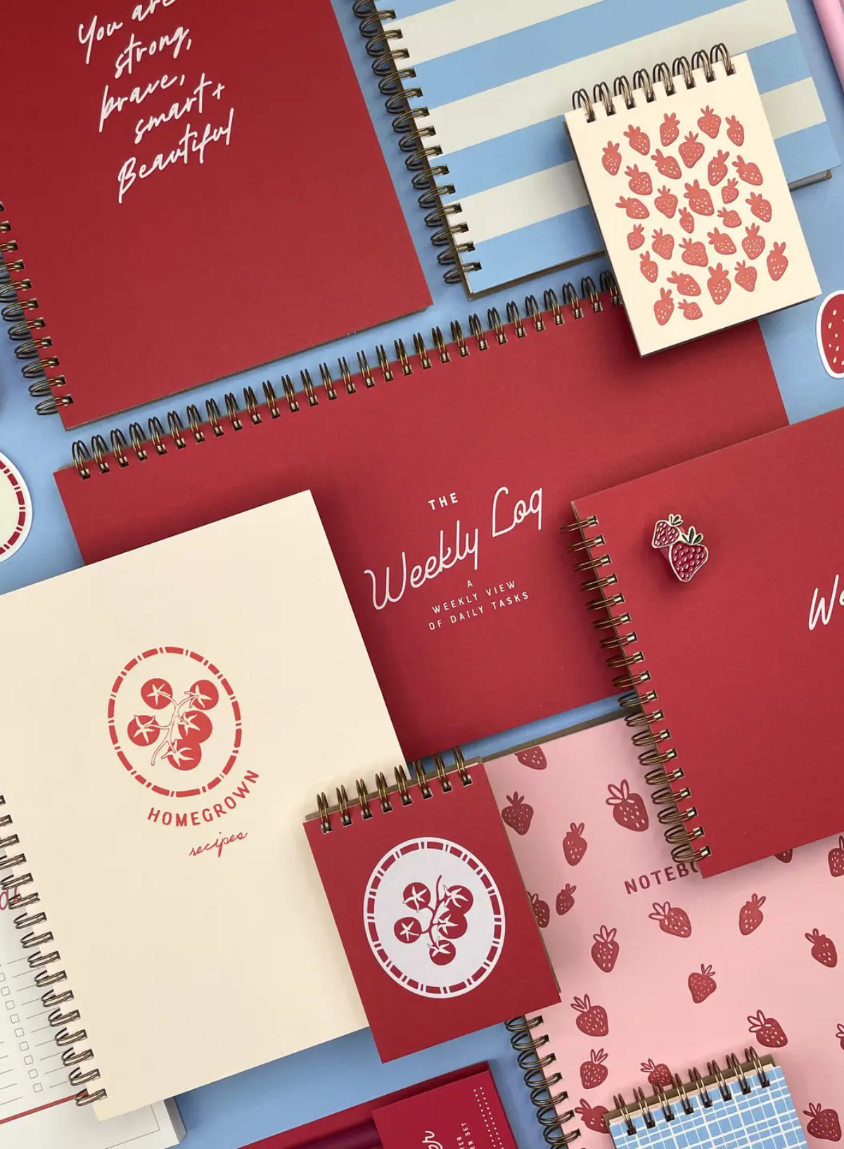 Tomato Vine Mini Jotter Notebook from Ruff House Print Shop