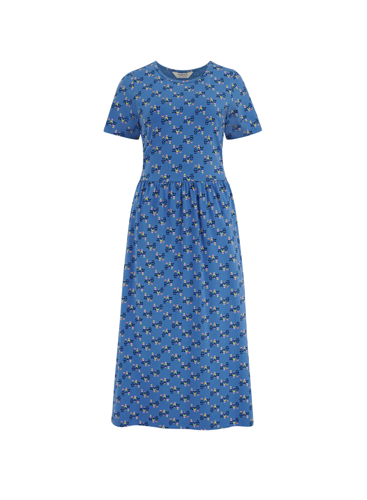Sugarhill Sofia Jersey Midi Dress Blue