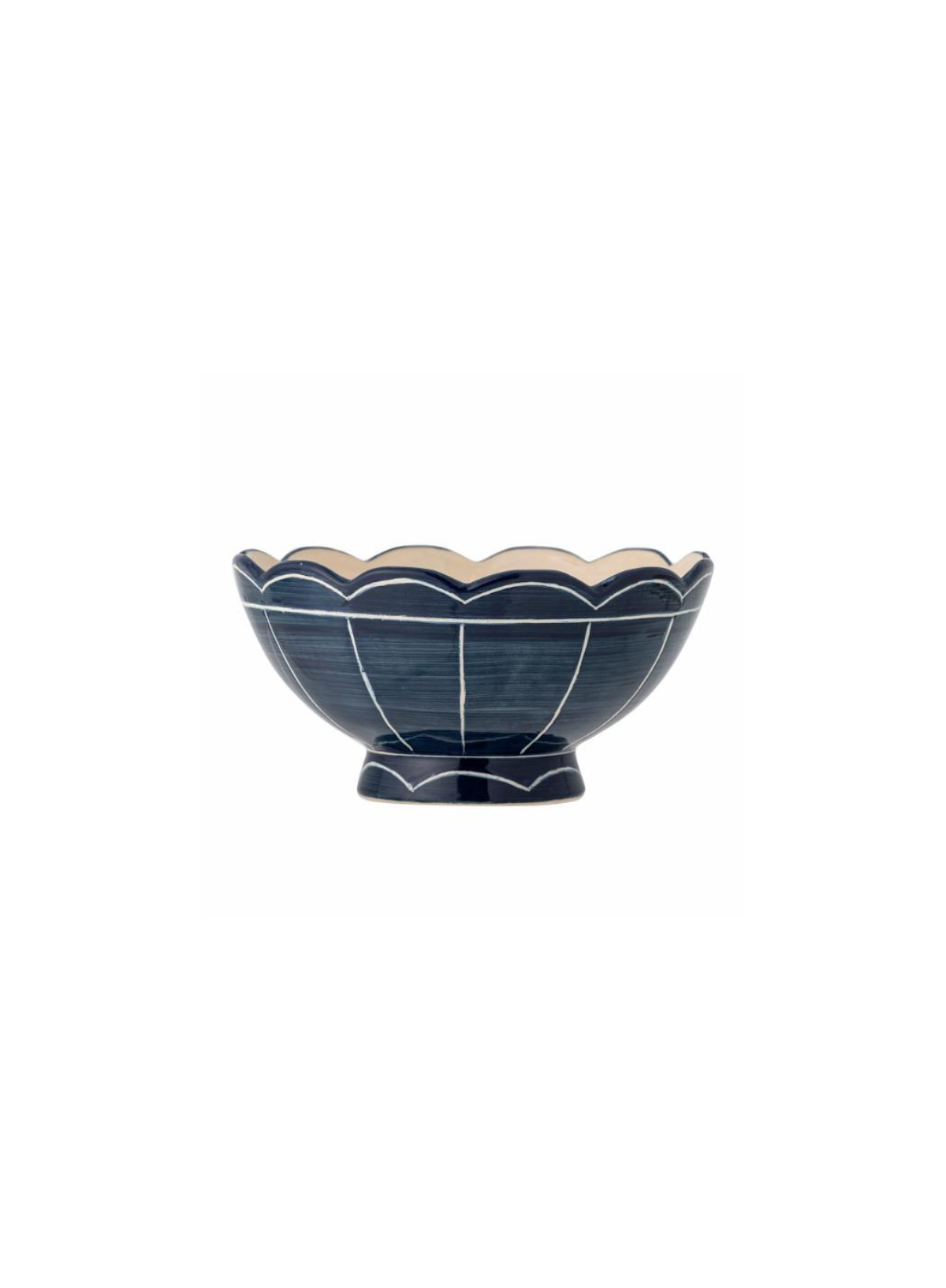 Bloomingville Caliam Blue Stoneware Bowl