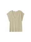 Pacino V-Neck T-Shirt in Or from Grace & Mila