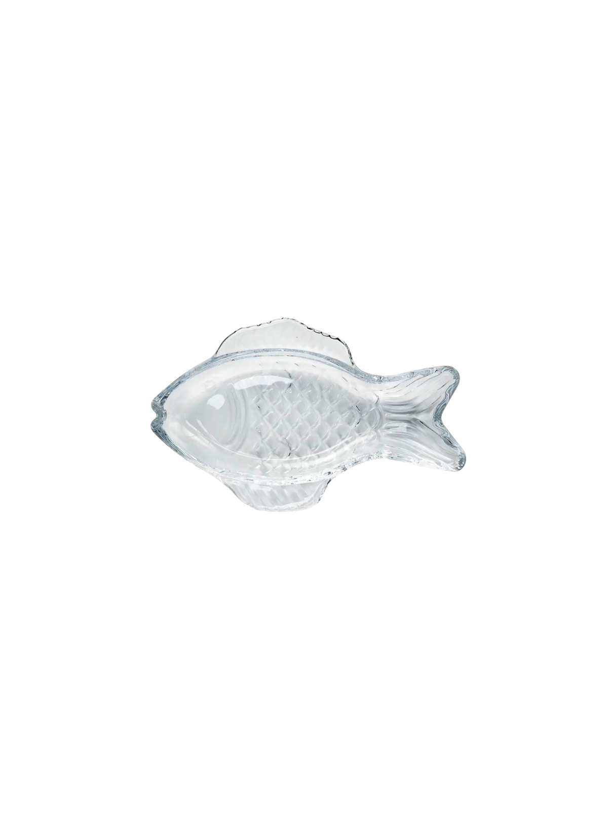 Madam Stoltz Small Clear Glass Fish Tray