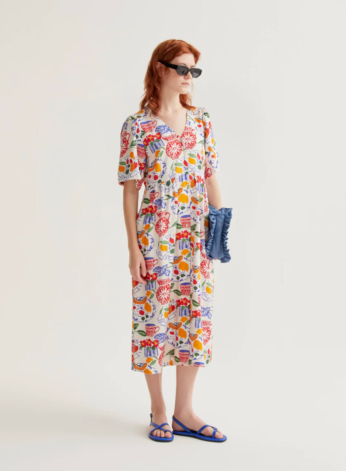 Compañia Fantastica Midi Dress in Lush