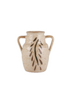 Vase W/Handles Leaf Pattern Avignon from IB Laursen