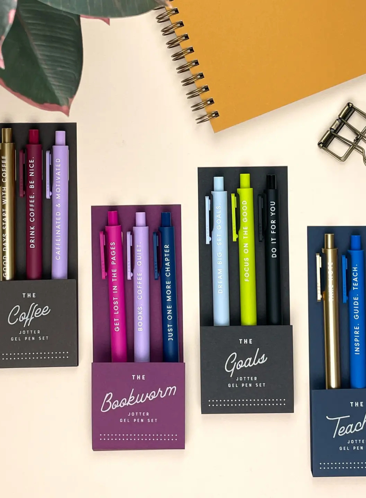 The Coffee Jotter Gel Pen: Set of 3 from Ruff House Print Shop