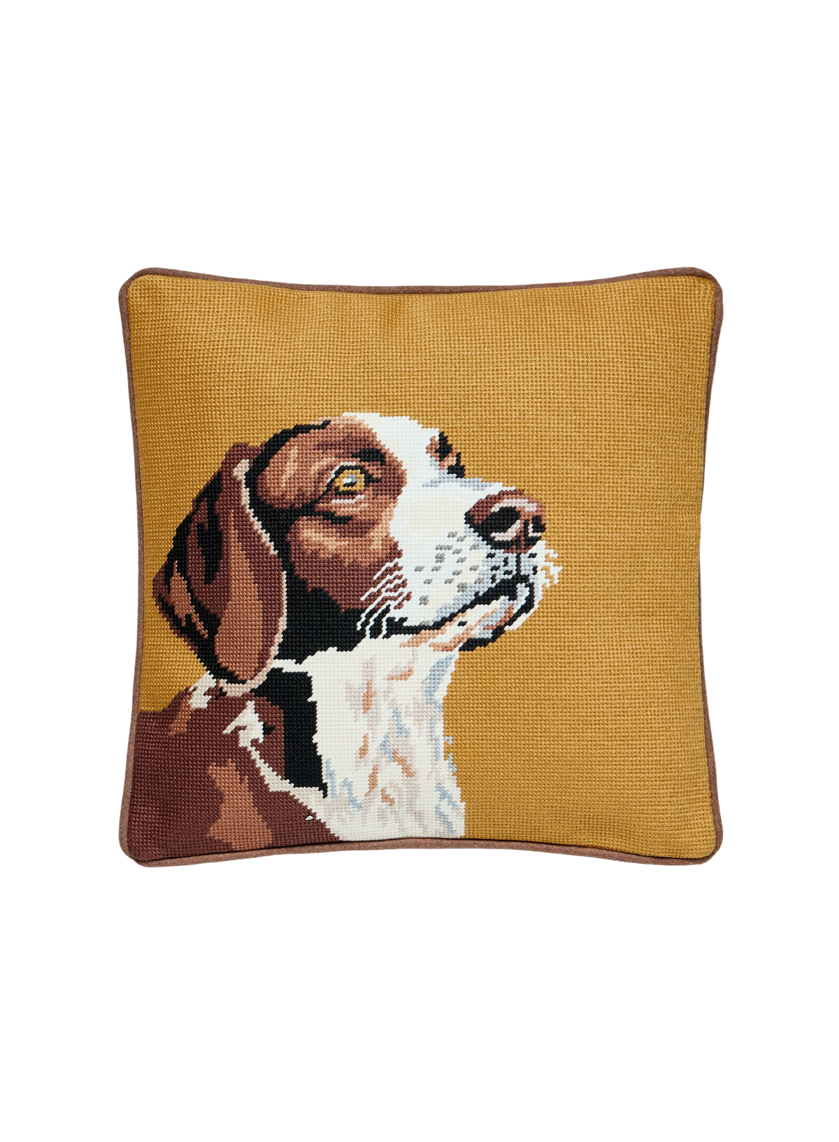 Peking Handicraft Camp Wandawega Hunting Dog Embroidered Pillow