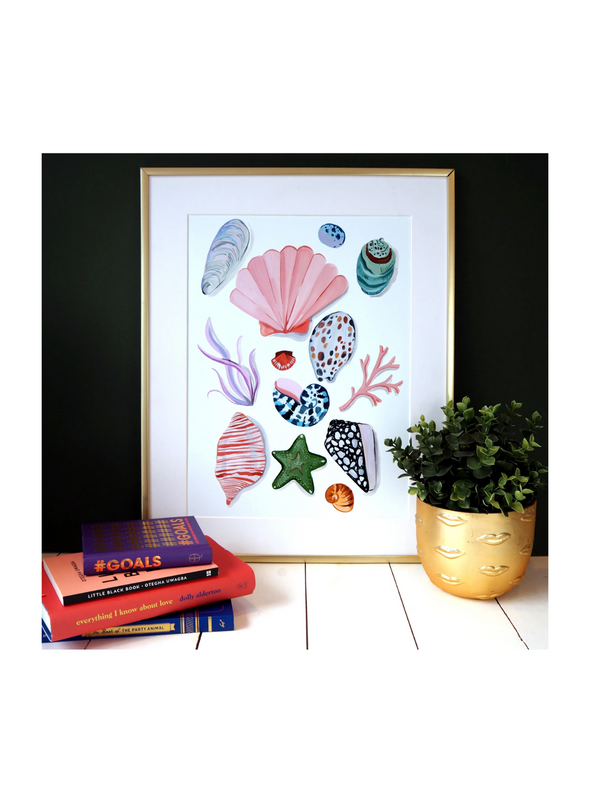 Shell Print: A4 from Eleanor Bowmer