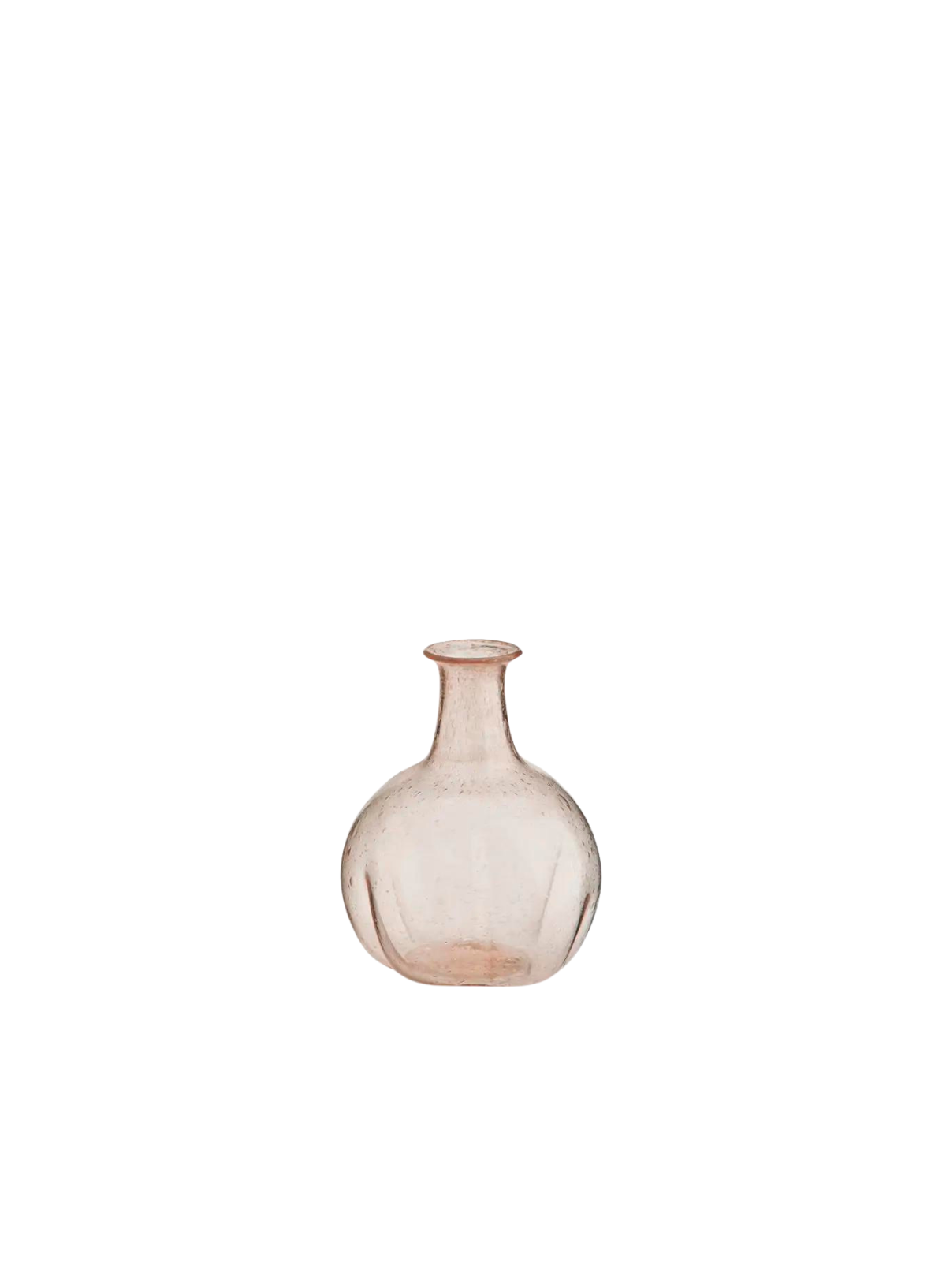 Light Peach Recycled Glass Vase from Madam Stoltz