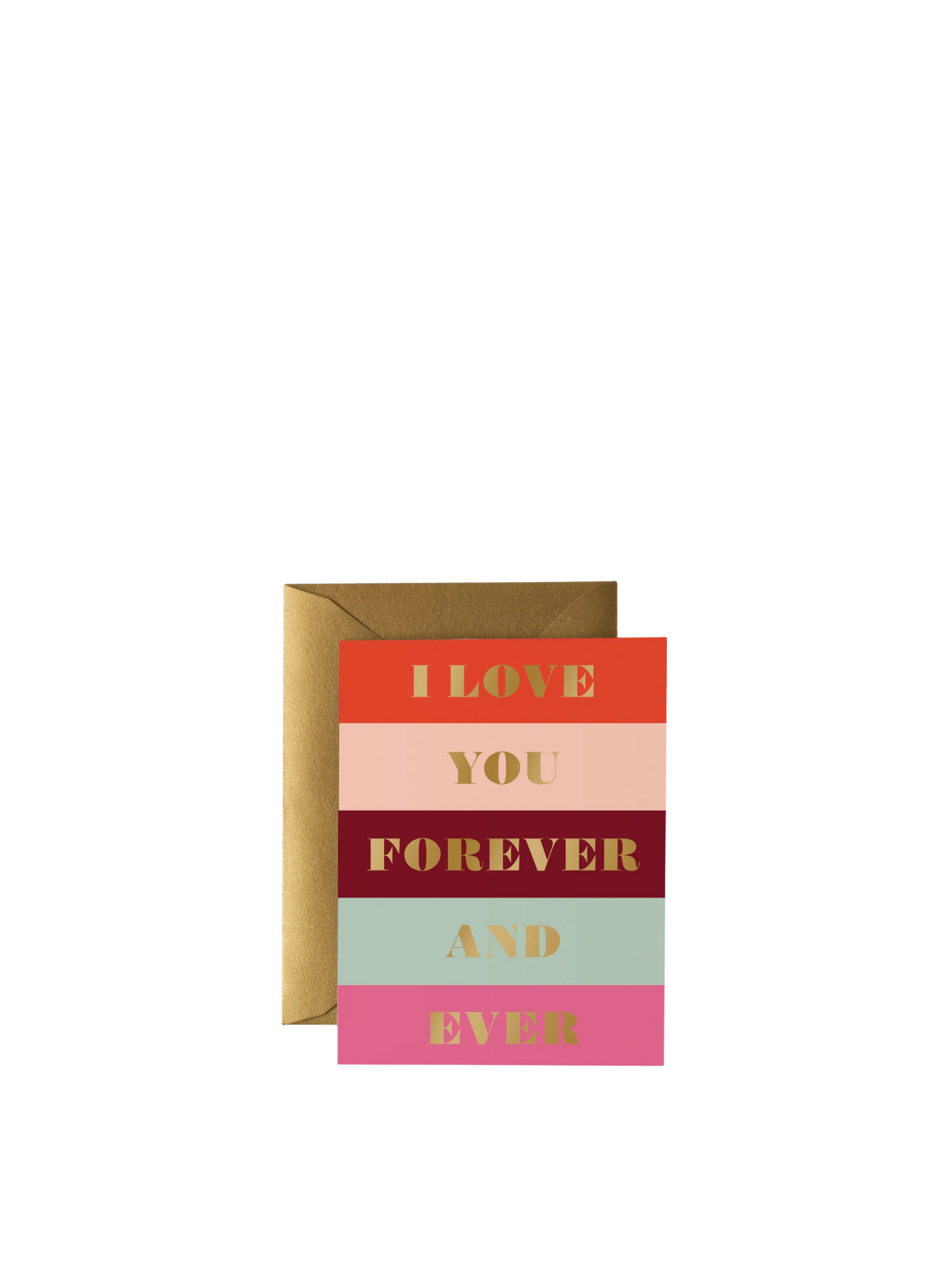 Colour Block Love Card from Rifle Paper Co.