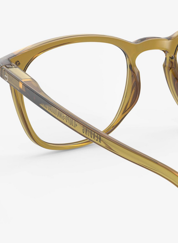 #E Reading Glasses in Golden Green from Izipizi