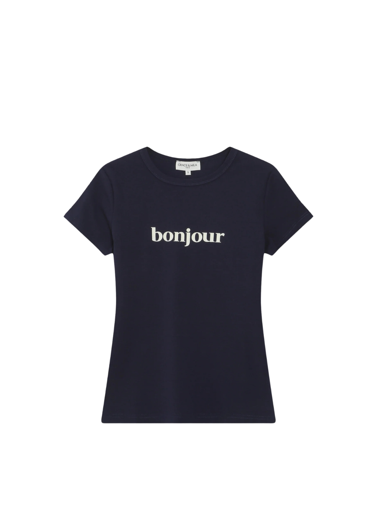 Grace & Mila Vigee T-Shirt in Marine Navy