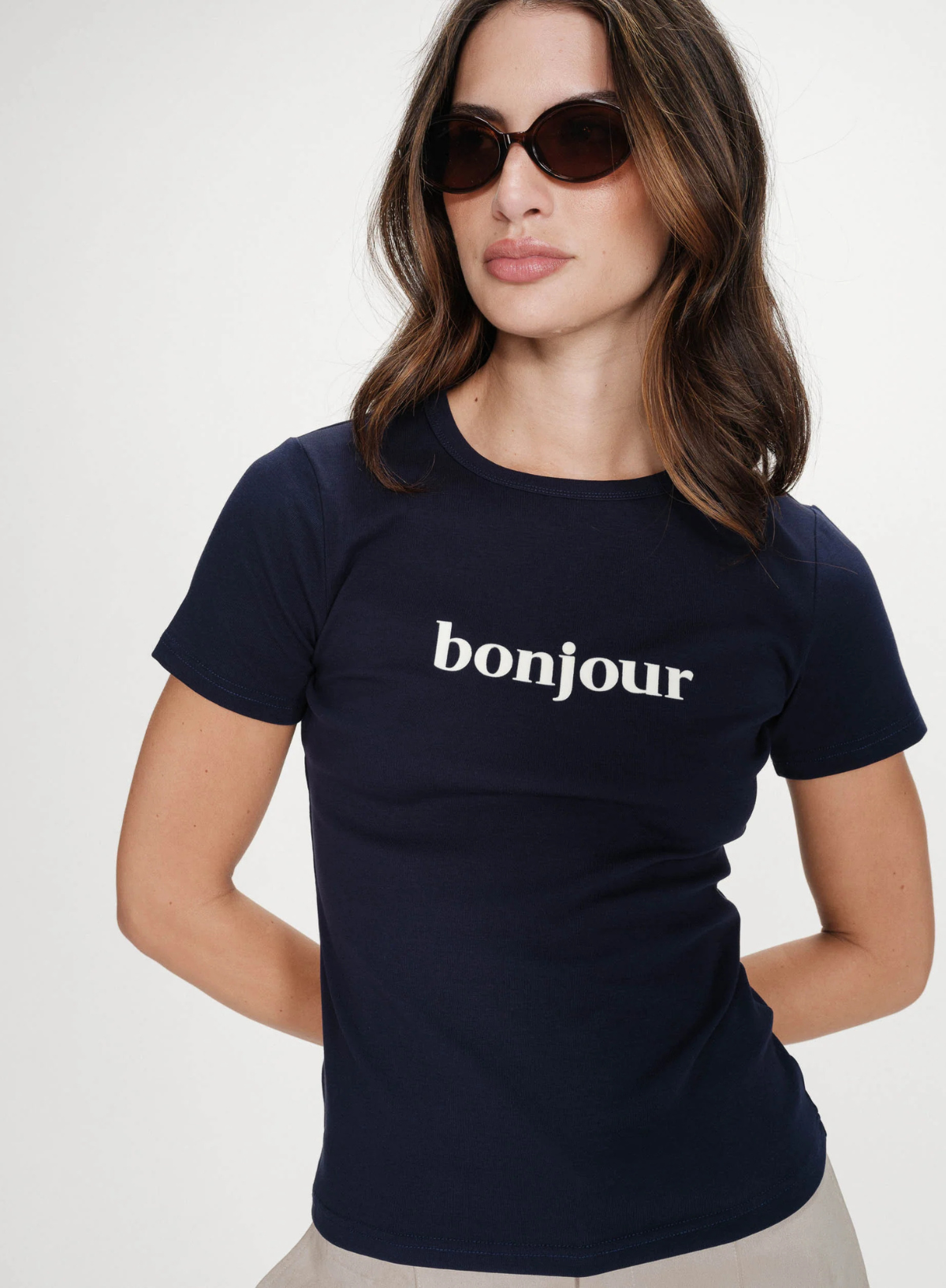 Grace & Mila Vigee T-Shirt in Marine Navy