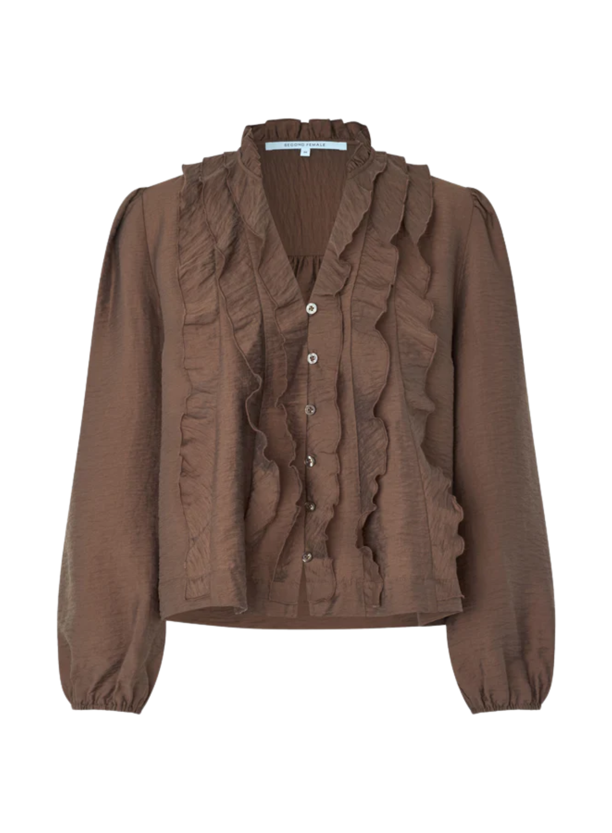 Second Female Rayna Frill Blouse in Carafe