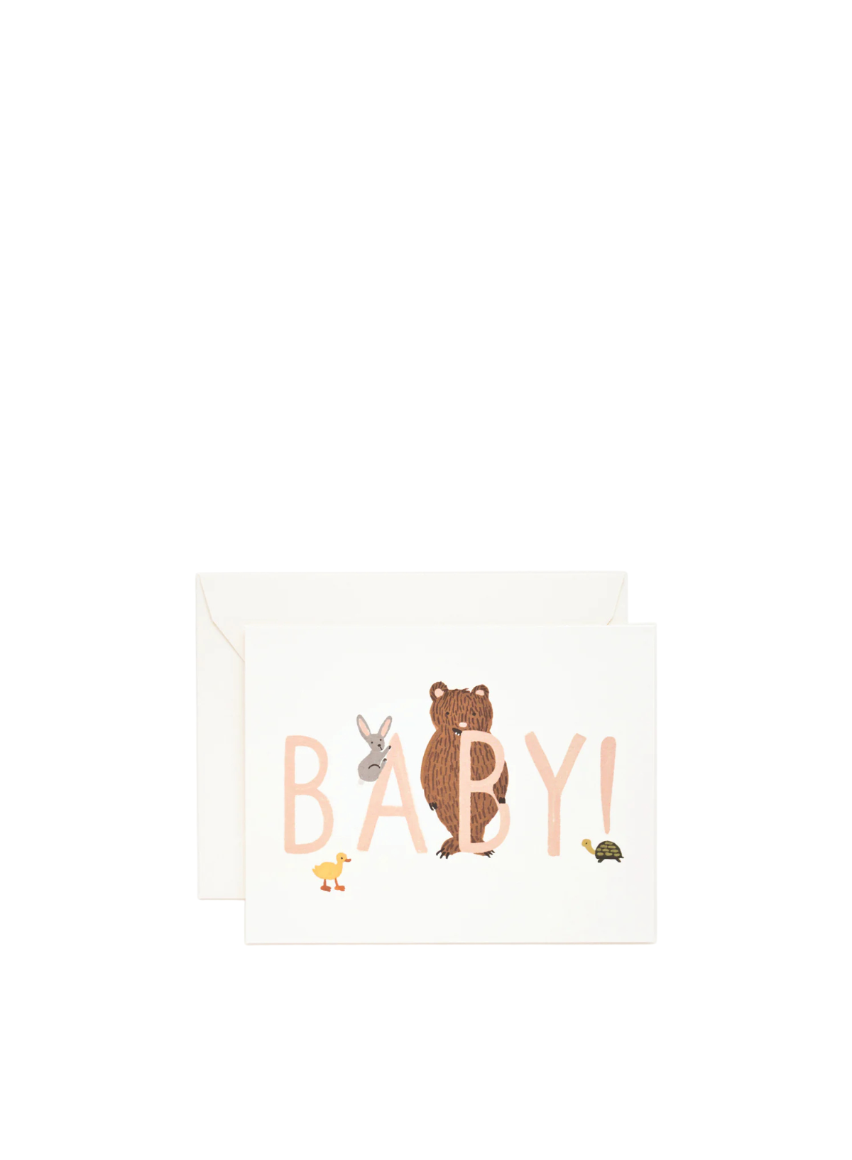 Baby! Peach Card from Rifle Paper Co.