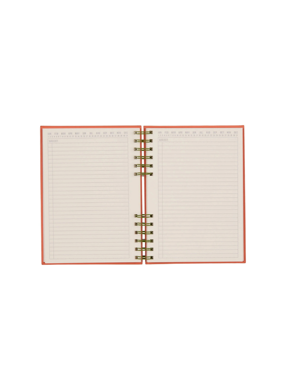 Standard Issue Planner Notebook No.12 in Army Green + Chilli from Designworks Ink