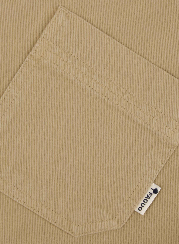 Lorge Woven Jacket in Beige from Faguo