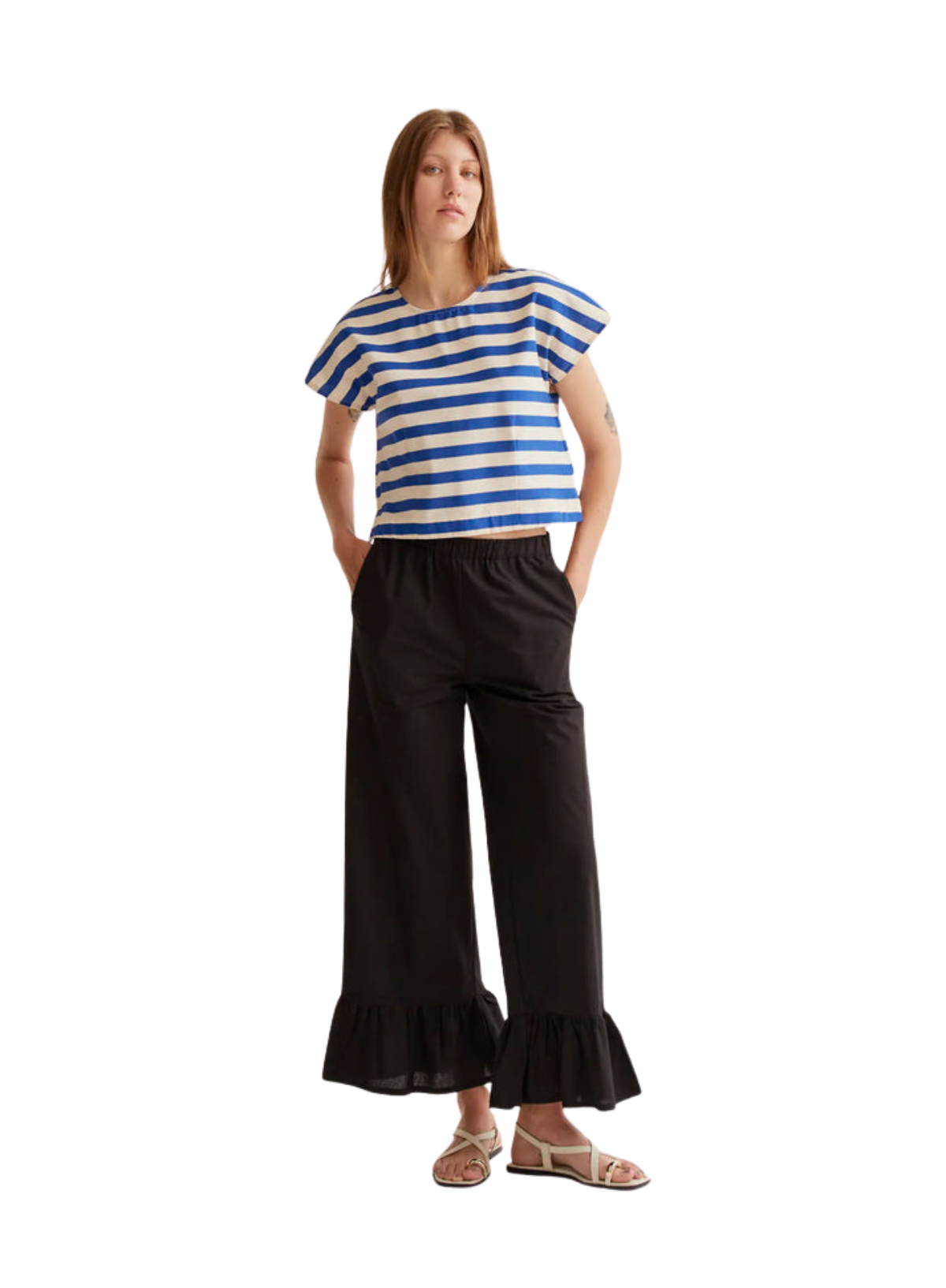 Compañia Fantastica Top in Bamboo Blue