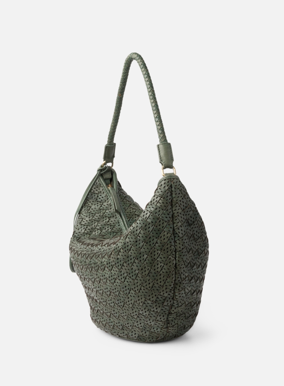 Biba Dark Green Monowi Hobo Shoulder Bag