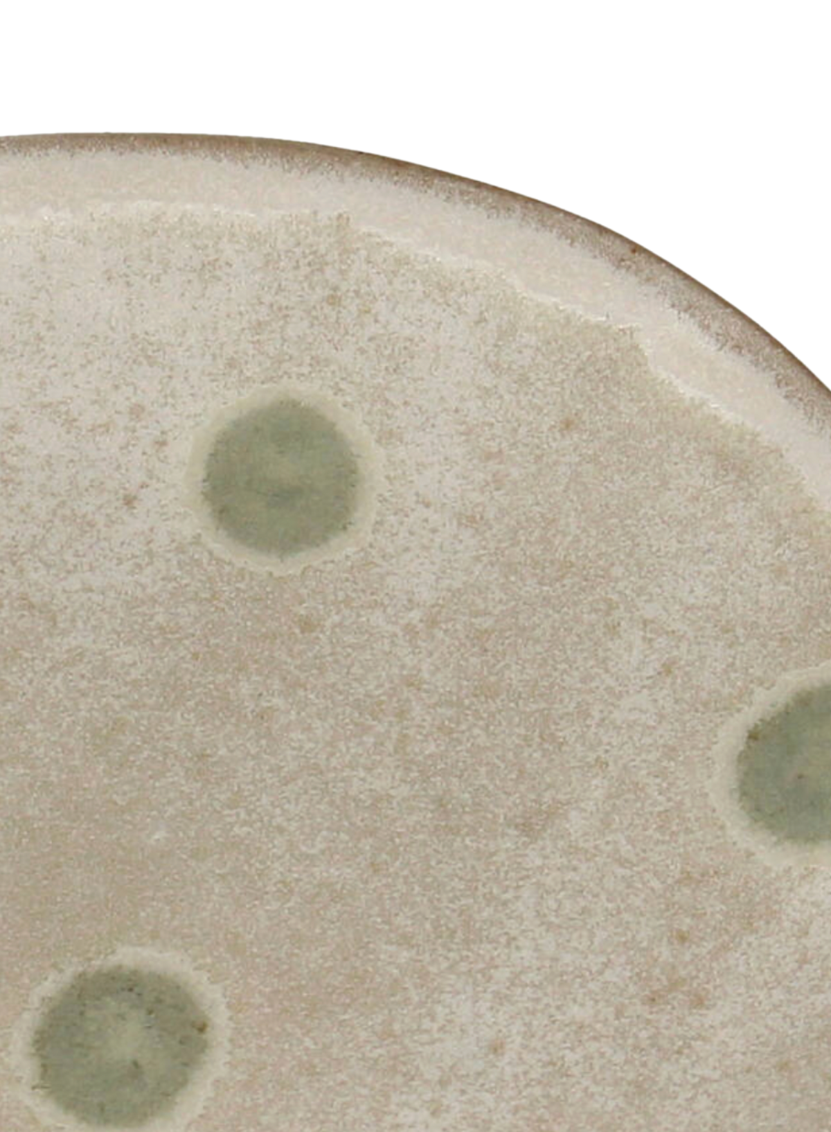 Kersten Green Dots Plate 13cm