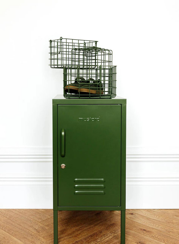 Wire Small Locker Basket from Mustard