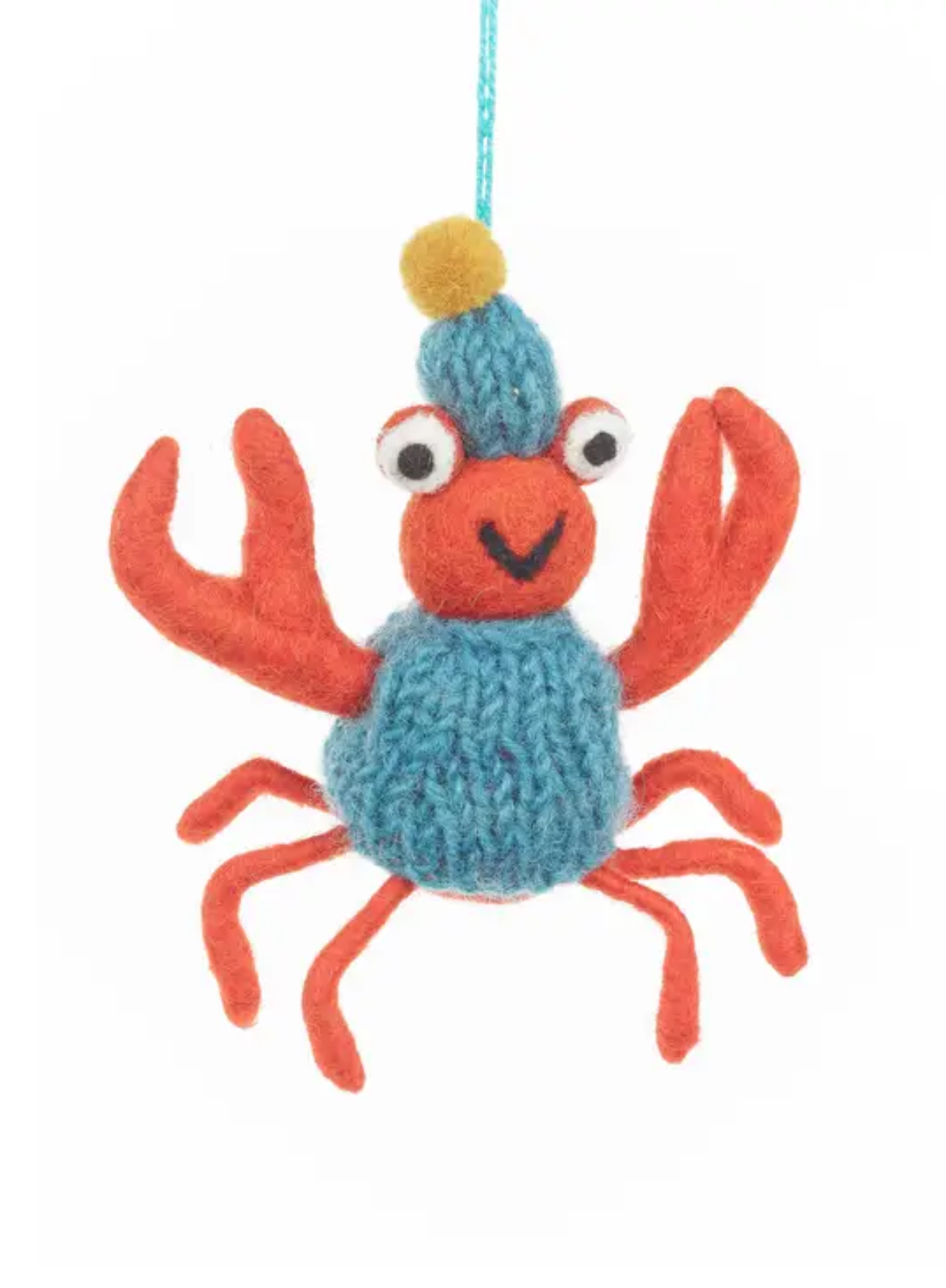 Felt So Good Sammy Snowcrab Christmas Decoration