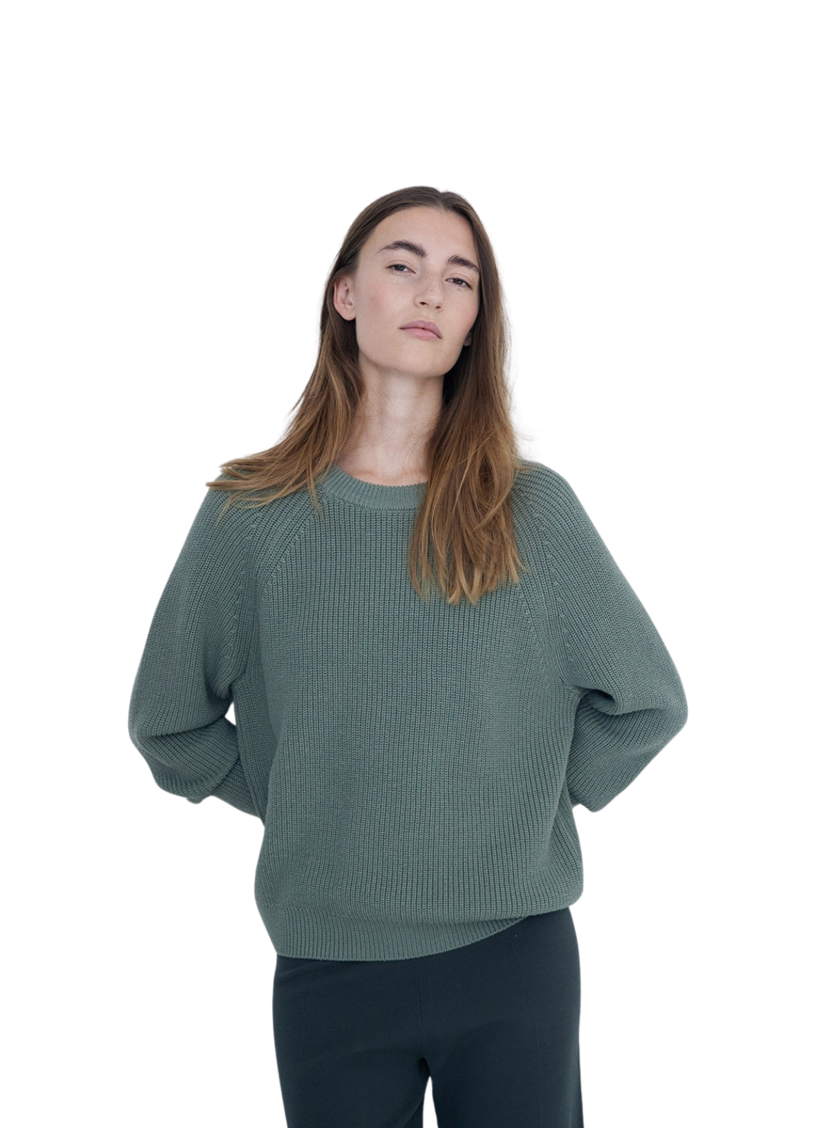 Bam Knit Jumper in Khaki from Yerse Nomad and the bowerbird Bringing the outside in